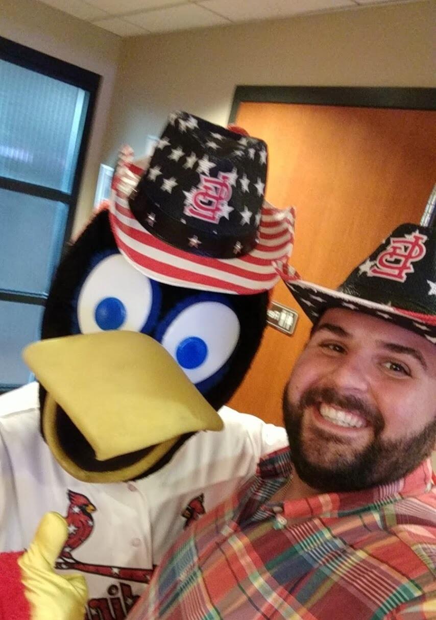 Cardinals Game w/ Fredbird Cardinals Game w/ Fredbird